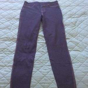 Dark blue jeggings